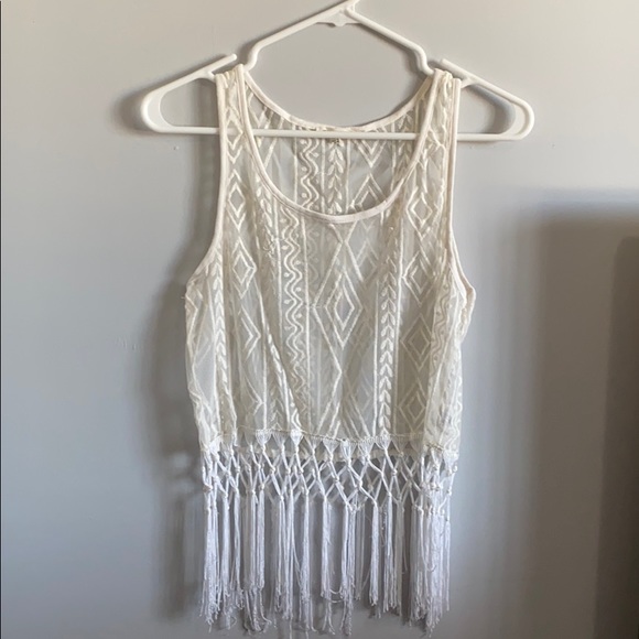 Tops - See through crop top